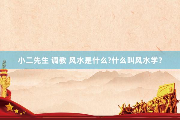 小二先生 调教 风水是什么?什么叫风水学？